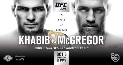 Результаты UFC 229: Хабиб Нурмагомедов против Конора Макгрегора