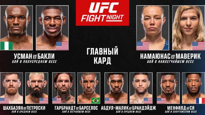 UFC on ESPN 69 Усман Бакли прямая трансляция онлайн UFC on ESPN 69 Усман Бакли прямая трансляция онлайн