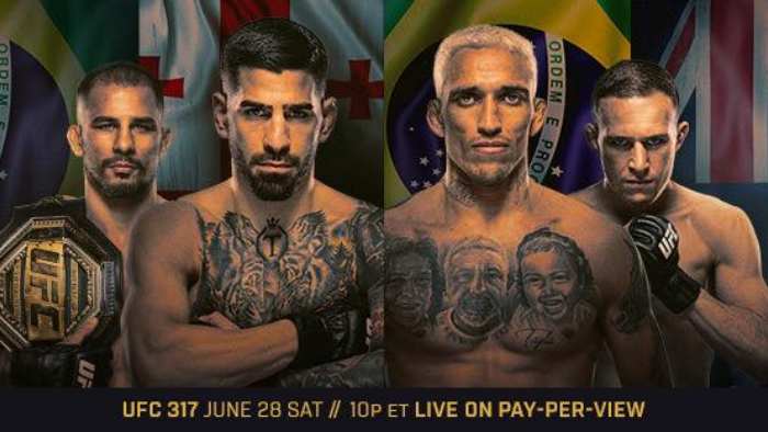 UFC 317 Топурия Оливейра прямая трансляция онлайн UFC 317 Топурия Оливейра прямая трансляция онлайн