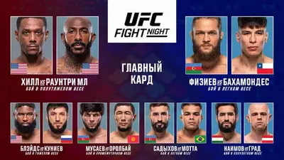 Результаты UFC Баку: Джамал Хилл - Халил Раунтри