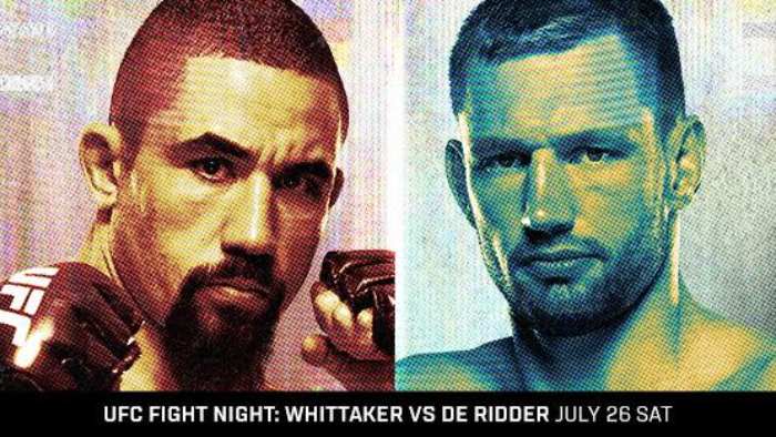 UFC on АВС 9 Уиттакер Риддер прямая трансляция онлайн