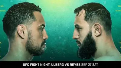 UFC Fight Night 260 Рейес - Ульберг прямая трансляция онлайн