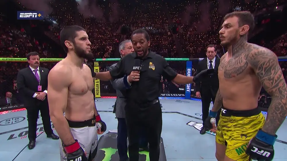 Видео боя: Ислам Махачев - Ренато Мойкано