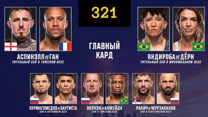 UFC 321 прямой эфир смотреть онлайн UFC 321 прямой эфир смотреть онлайн