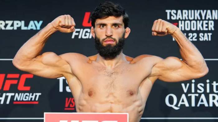 Результаты взвешивания UFC Катар: Царукян - Хукер