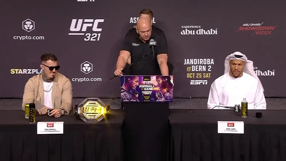 Видео: UFC 321 пресс-конференция перед турниром Видео: UFC 321 пресс-конференция перед турниром