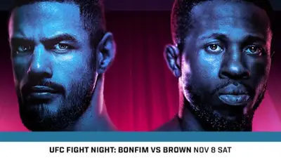 UFC Vegas 111 Бонфим Браун прямая трансляция онлайн