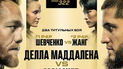Результаты UFC 322: Ислам Махачев - Джек Дела Маддалена