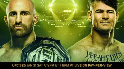 UFC 325 Волкановски Лопес 2 прямая трансляция онлайн