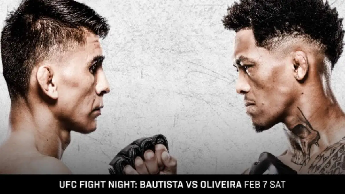 UFC Fight Night 266 Баутиста Оливейра прямая трансляция онлайн