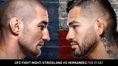 UFC Fight Night 267 Стрикленд Эрнандес прямая трансляция онлайн