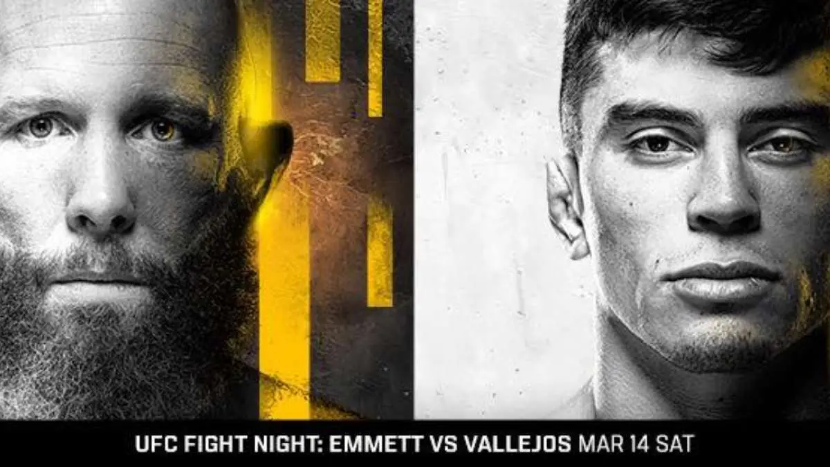 UFC Fight Night 269 Эмметт Вальехос прямая трансляция онлайн