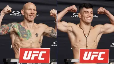 Результаты взвешивания UFC Fight Night 269: Эмметт - Вальехос