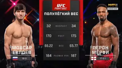 Видео боя: Мовсар Евлоев - Лерон Мерфи (22.03.2026)