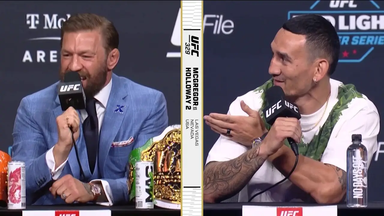 Видео: пресс-конференция перед UFC 329