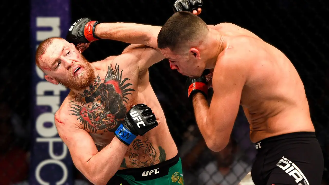 Видео боя: Нейт Диаз - Конор Макгрегор 2 (UFC 202)