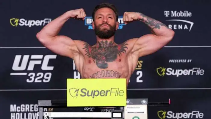 Результаты взвешивания UFC 329: Макгрегор - Холлоуэй