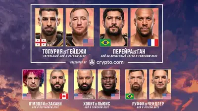 Результаты UFC Freedom 250: Джастин Гейджи - Или Топурия