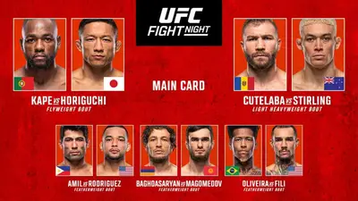 UFC Fight Night 279 Капе Хоригучи прямая трансляция онлайн