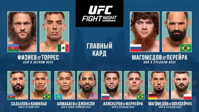 Результаты UFC Fight Night 280: Рафаэль Физиев - Мануэль Торрес