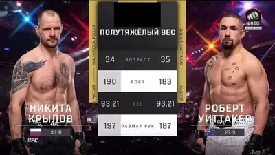 Видео боя: Роберт Уиттакер - Никита Крылов (12.07.2026)