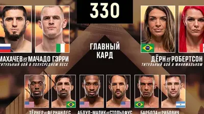 UFC 330 смотреть онлайн прямой эфир