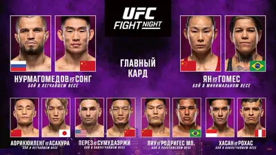 Результаты UFC Fight Night 286: Умар Нурмагомедов - Сонг Ядонг