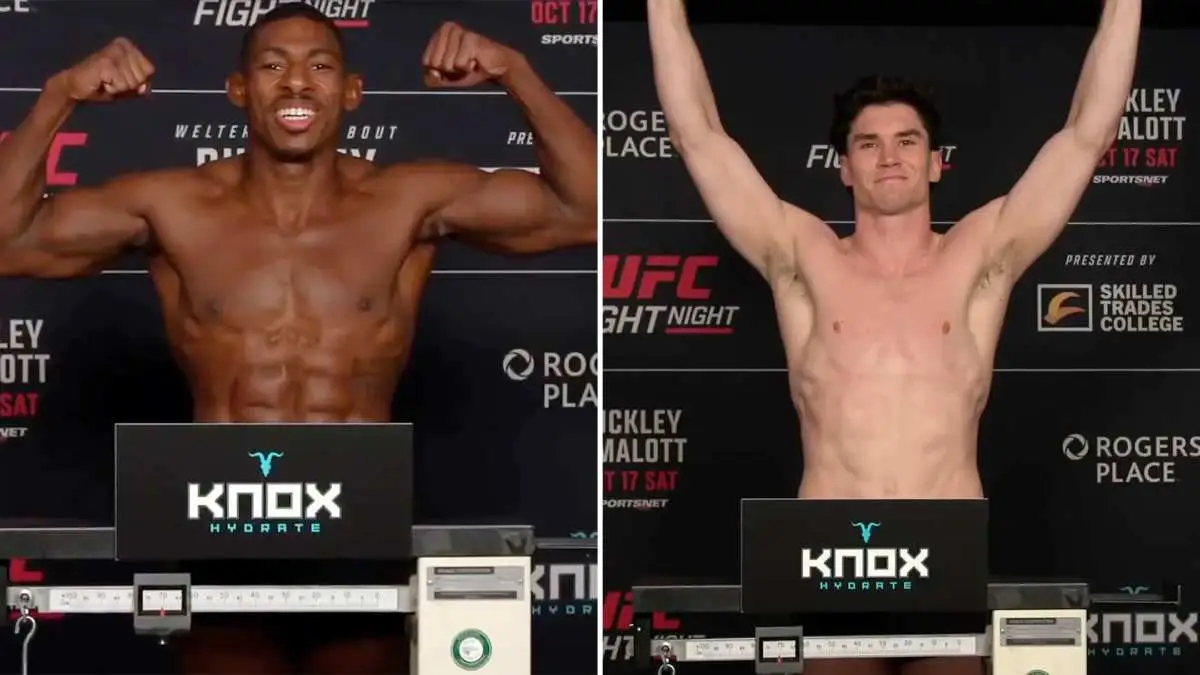 Результаты взвешивания UFC Fight Night 291: Бакли - Мэлотт