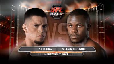 Видео боя: Нейт Диаз - Мелвин Гиллард (UFC Fight Night 19)