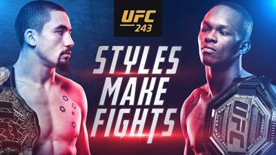 UFC 243: Уиттакер - Адесанья смотреть онлайн прямой эфир
