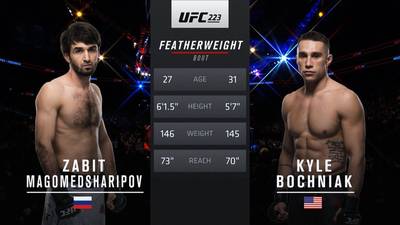 Видео боя: Забит Магомедшарипов - Кайл Бохняк (UFC 223)