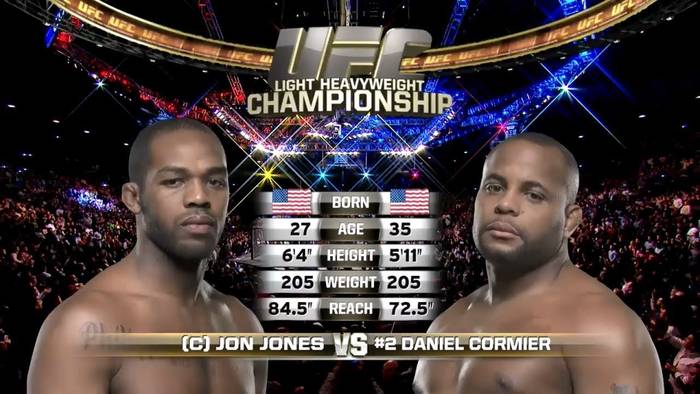 Видео боя: Джон Джонс - Даниэль Кормье (UFC 182)