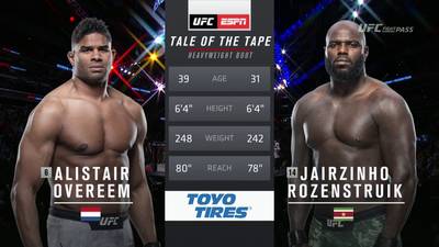 Видео боя: Алистар Оверим - Яир Розенструйк (08.12.2019)