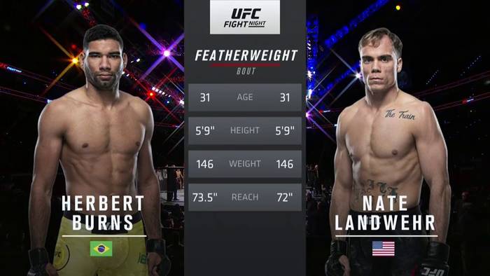 Видео боя: Герберт Бёрнс - Нейт Ландвер (26.01.2020)