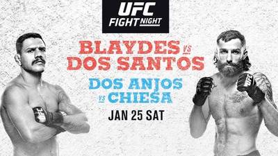 Где смотреть UFC Fight Night 166: Кёртис Блэйдс - Джуниор дос Сантос