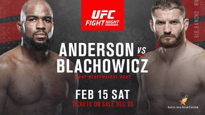 Где смотреть UFC Fight Night 167: Кори Андерсон - Ян Блахович