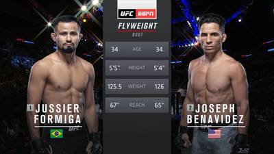 Видео боя: Джозеф Бенавидез - Джуссиер Формига (UFC on ESPN 3)