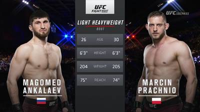 Видео боя: Магомед Анкалаев - Марчин Прачино (UFC Fight Night 136)