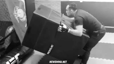 Видео: Тренировка Тони Фергюсона перед боем против Хабиба Нурмагомедова