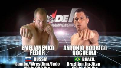 Видео боя: Федор Емельяненко - Минотаро Ногейра (2004)