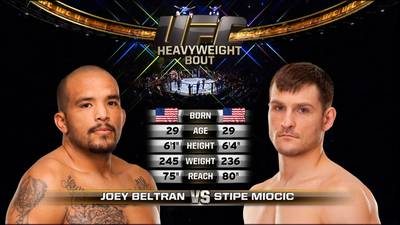 Первый бой Стипе Миочича в UFC (Стипе Миочич - Джо Белтран)