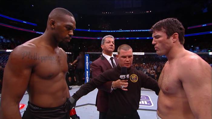 Видео боя: Джон Джонс - Чейл Соннен (UFC 159)