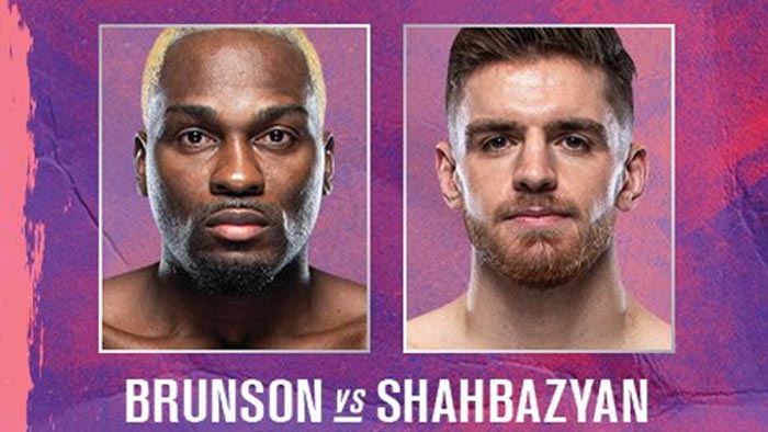Прямая трансляция UFC Брансон - Шахбазян онлайн