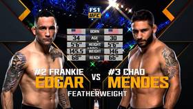 Видео боя: Фрэнки Эдгар - Чад Мендес (The Ultimate Fighter 22)