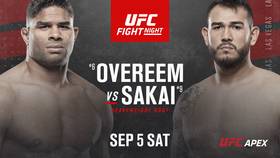 Где смотреть UFC Fight Night 176: Алистар Оверим - Аугусто Сакаи