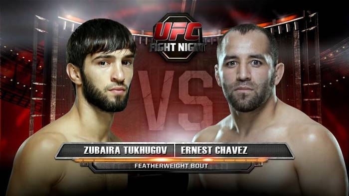 Видео боя: Зубайра Тухугов - Эрнест Чавез (UFC Fight Night 53)