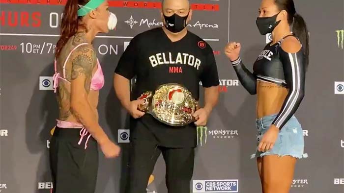 Результаты взвешивания Bellator 249: Крис Сайборг - Арлин Бленкоу