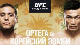 Результаты UFC Fight Night 180: Корейский Зомби - Брайан Ортега