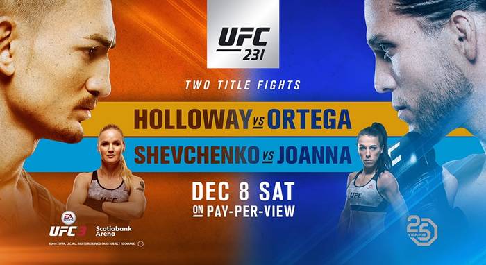 UFC 231 смотреть онлайн