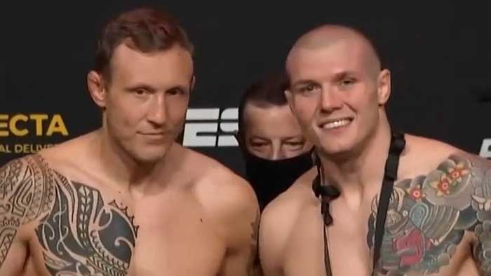 Результаты взвешивания UFC on ESPN 19: Херманссон - Веттори